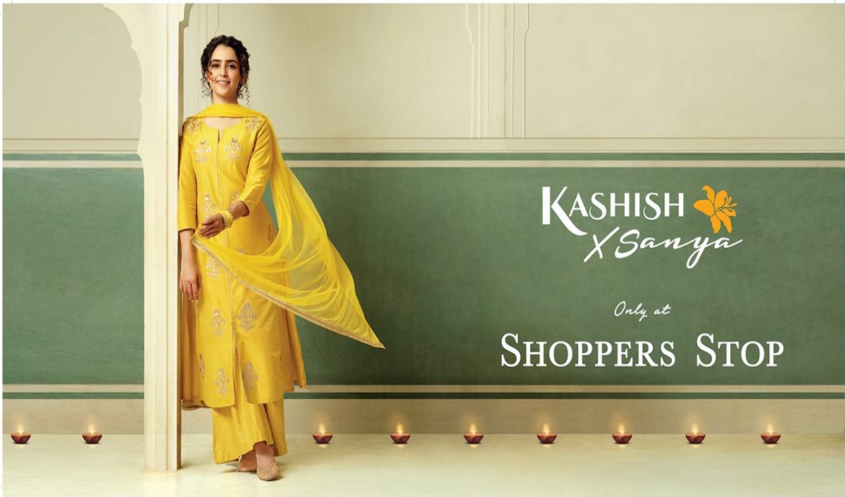 Shoppers Stop‘s Private Brand ‘Kashish’ Takes the Celebrations to the Next Level with Sanya Malhotra