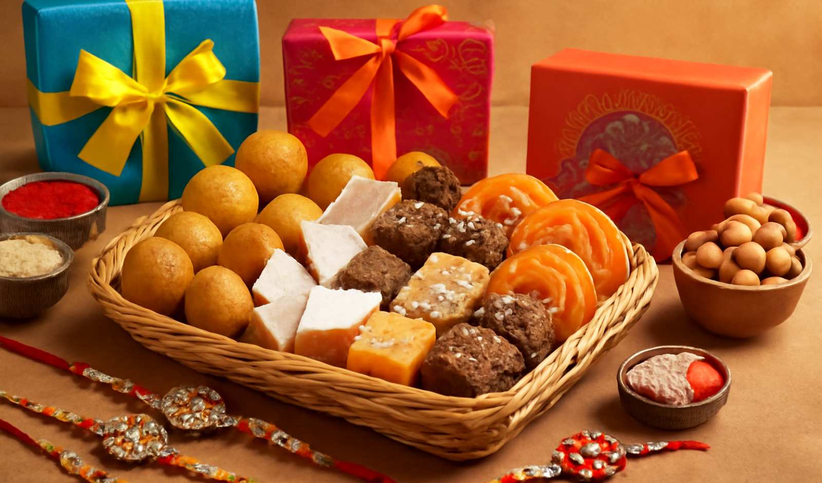 Top Indian Sweet Brands Offering Irresistible Gift Hampers This Raksha Bandhan