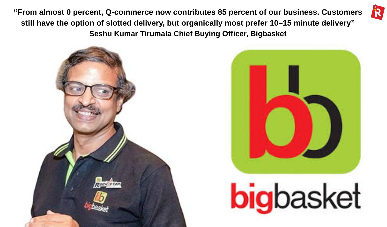 Bigbasket Bets Big On Quick Commerce; Eyes 50-60 Pc Y-o-Y Growth Next Year