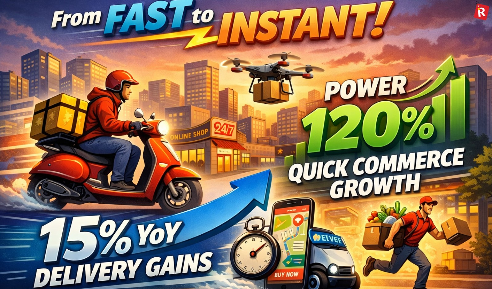 15 pc Faster, 120 pc Bigger: Quick Commerce Comes of Age in India’s Millisecond Economy