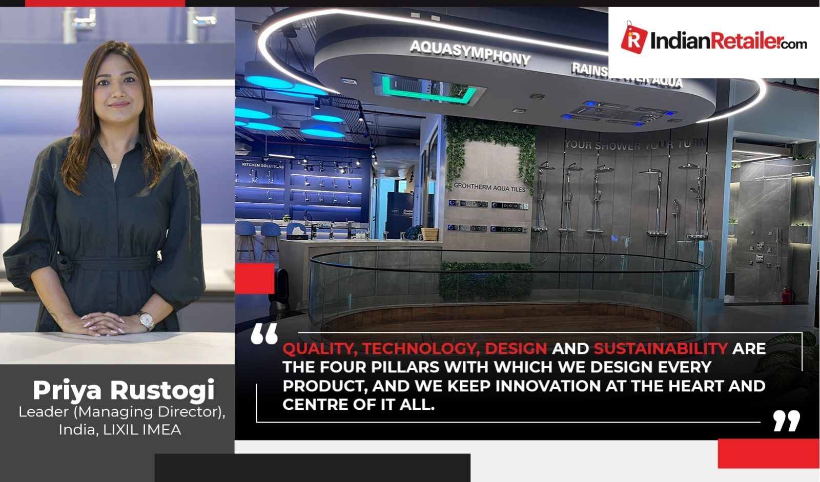 Grohe Focuses on Sustainability, Innovation and Personalised Luxury in India