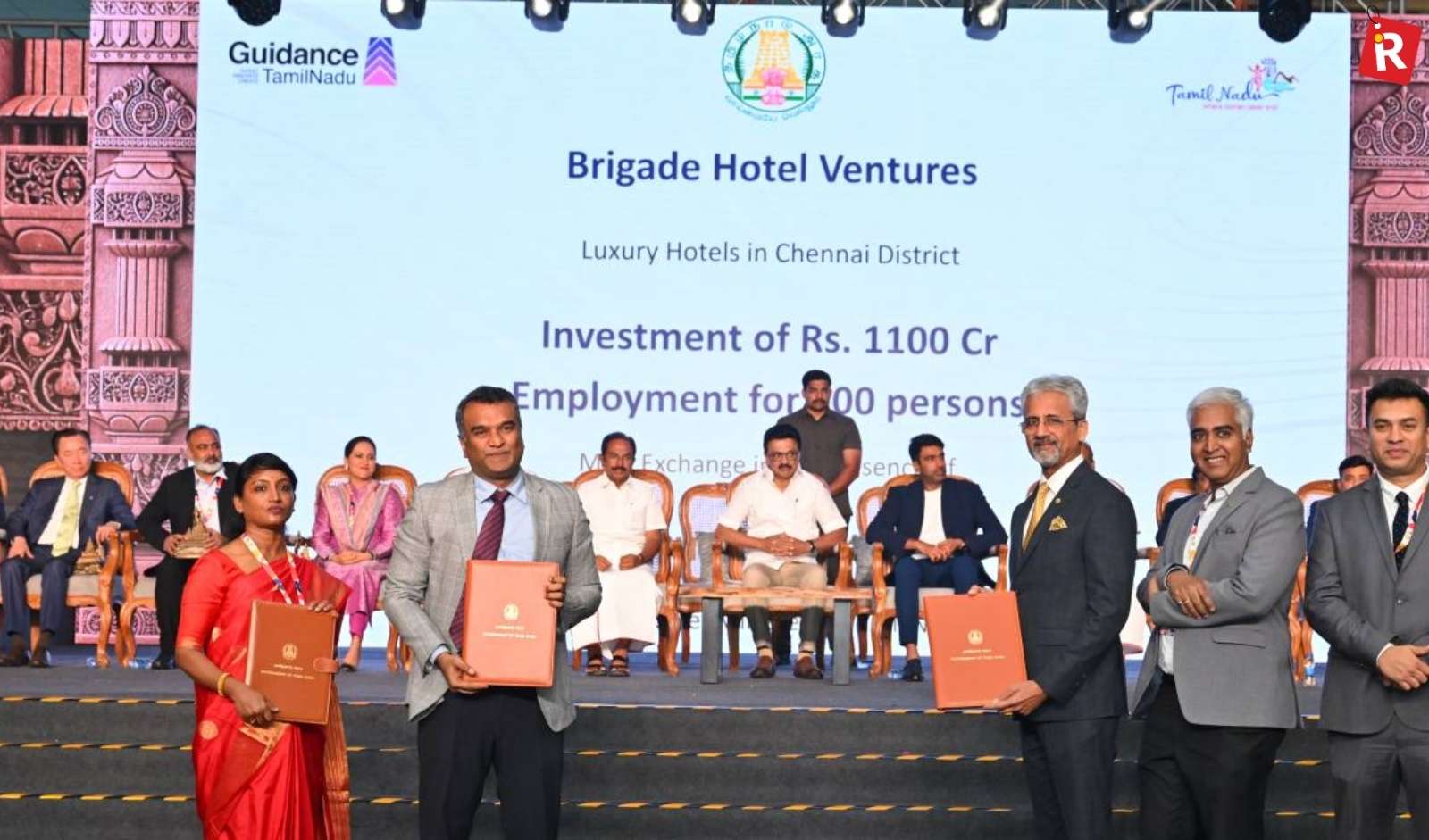 Brigade Hotel Ventures Signs ₹1100 Crore MoU with Tamil Nadu Government to Boost Tourism Infrastructure
