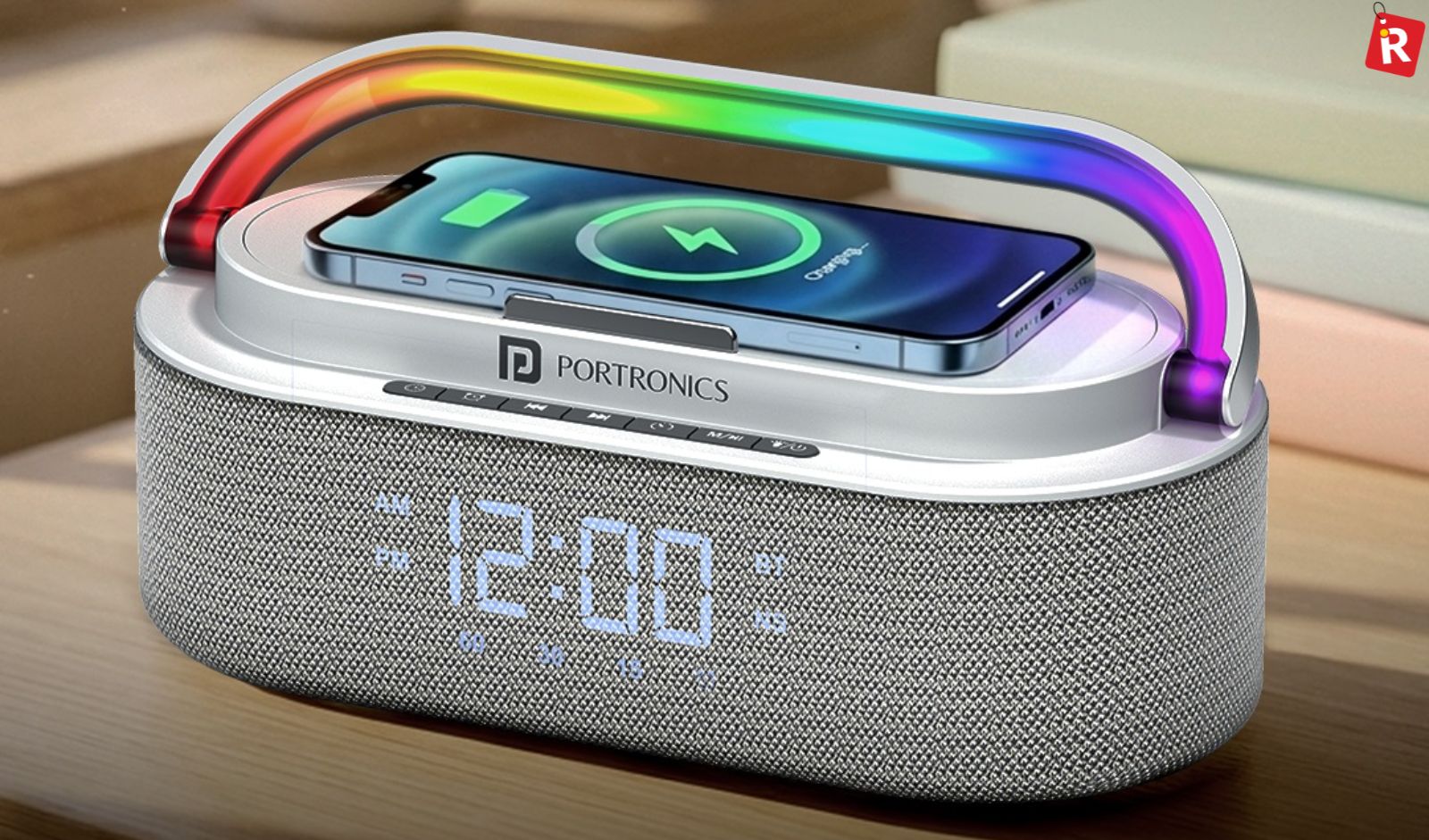 Portronics Unveils “Strings” Smart Bedside Speaker with Wireless Charging and Ambient Lighting