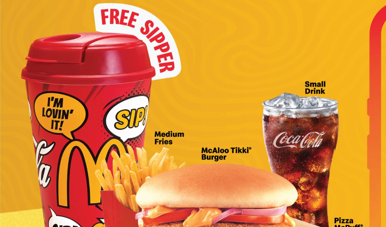 McDonalds India Relaunches Sipper with App-only Meals