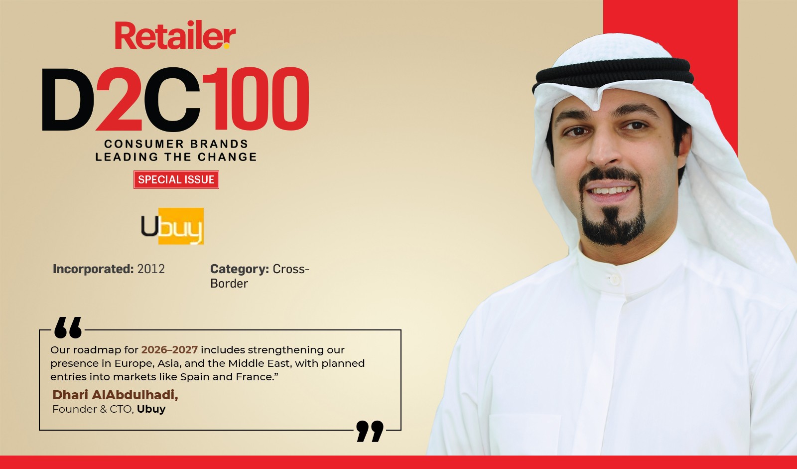 [D2C 100] Ubuy Eyes Global Growth as Cross-Border E-Commerce Surges