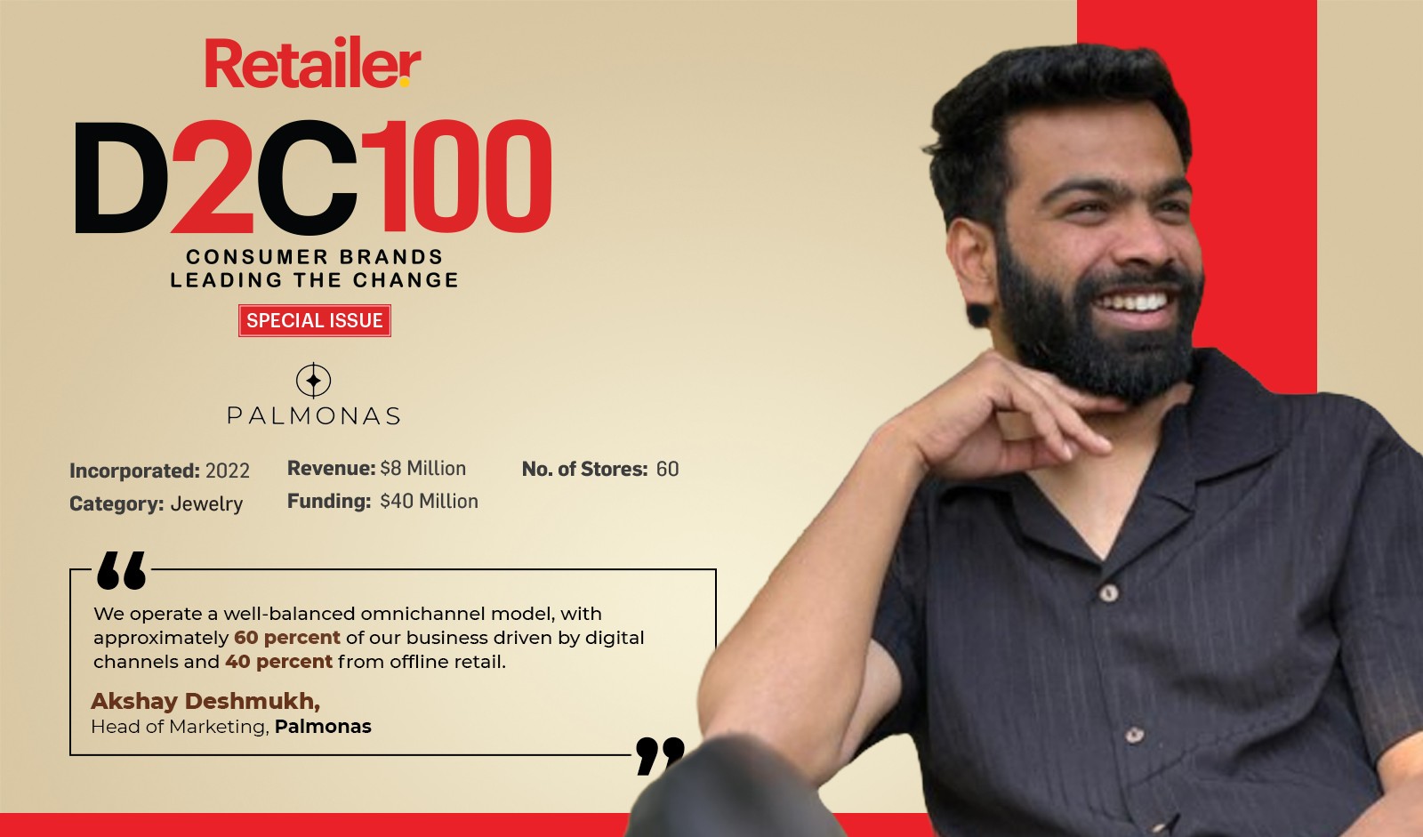 [D2C 100] Palmonas Shaping India’s Demi-Fine Jewelry Market