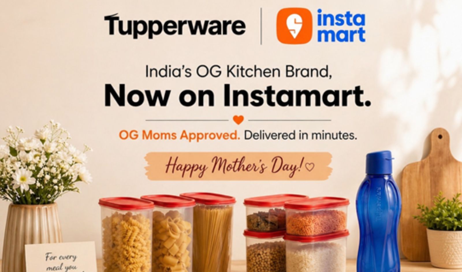 Tupperware Partners with Instamart for Quick Commerce Expansion in India
