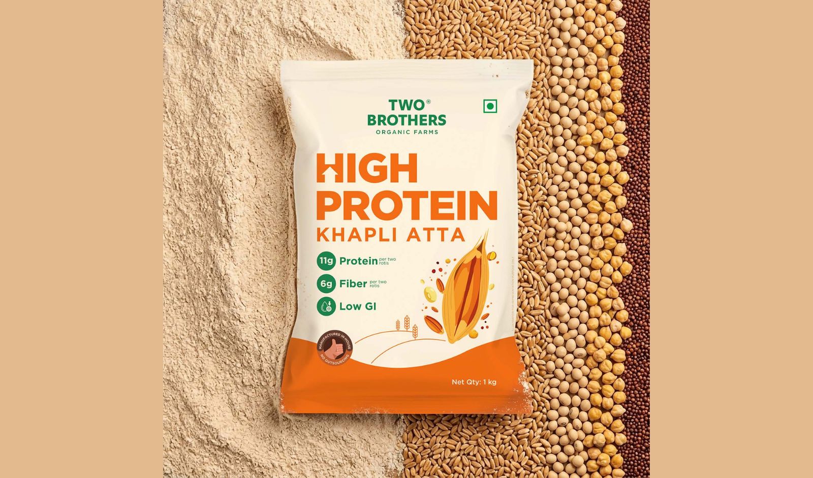 Two Brothers Organic Farms Launches Indigenous Grain-Based Protein Atta