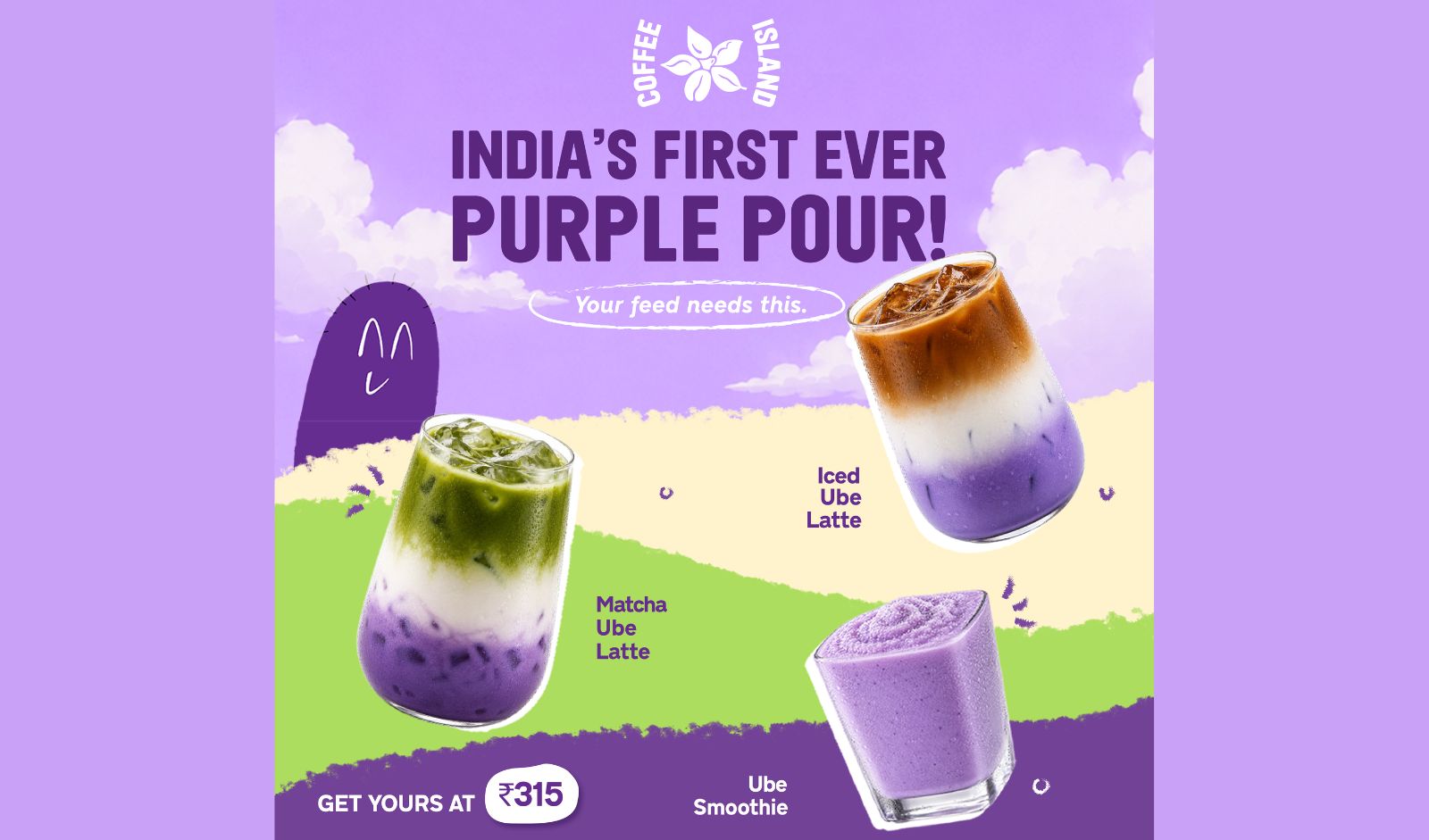 Coffee Island Launches Ube Beverage Range Across India