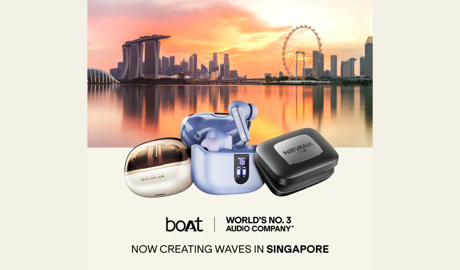 boAt Enters Singapore Market Amid SEA Expansion Push
