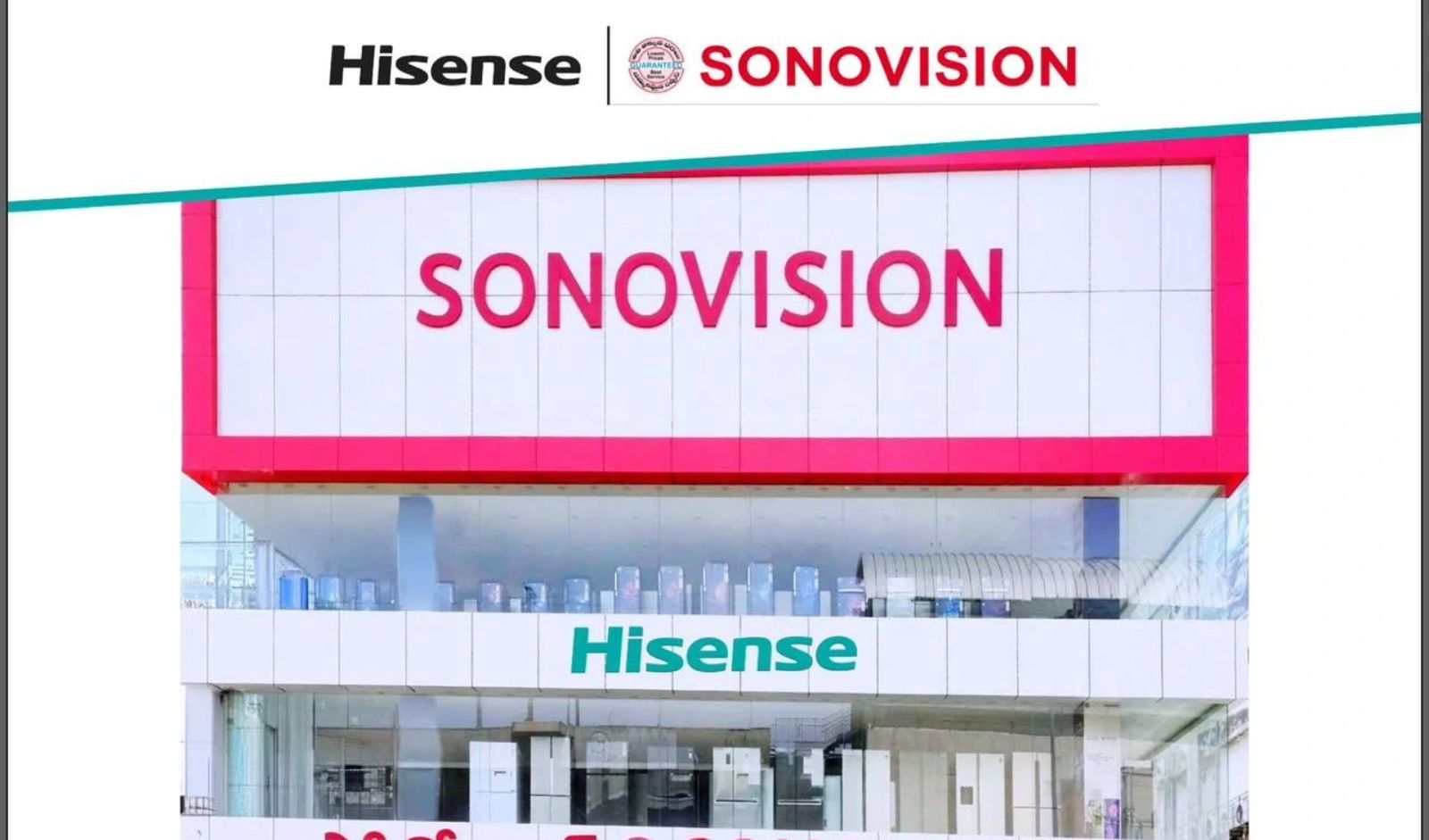 Hisense India Partners with Sonovision to Expand Retail Presence in South India
