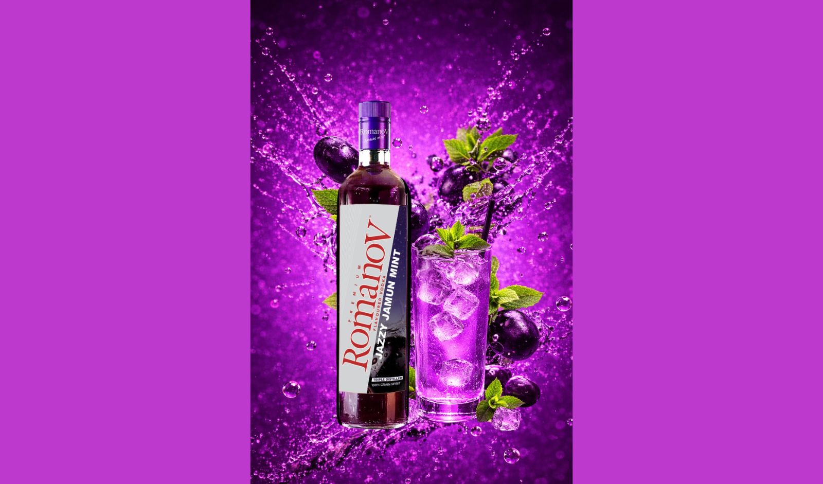 Romanov Introduces Jazzy Jamun Mint Vodka to Expand Flavoured Portfolio