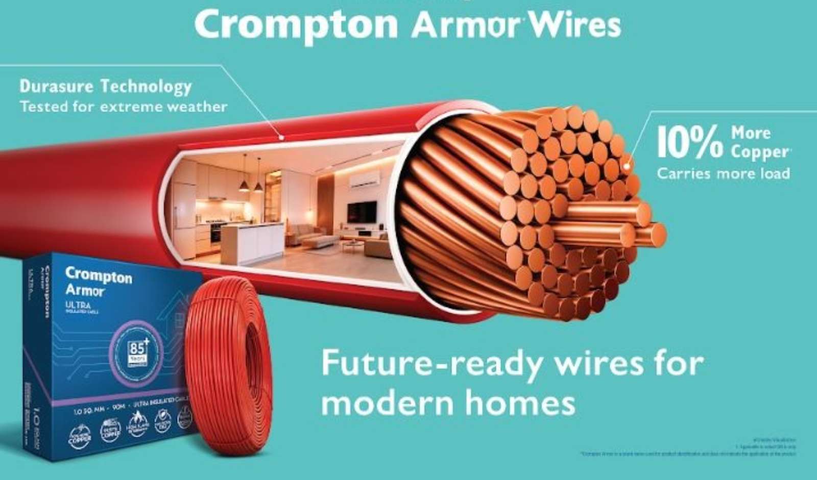 Crompton Enters House Wires Segment with Launch of Armor Wires