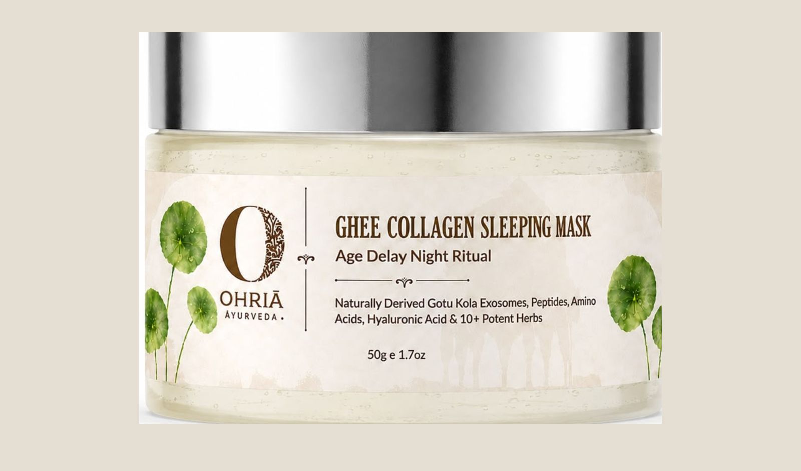OHRIA AYURVEDA Launches India's First Ghee Collagen Sleeping Mask 