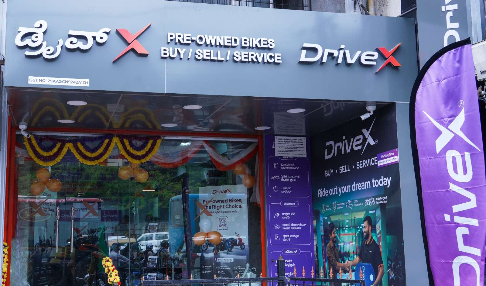 DriveX Expands Karnataka Retail Network with New Bengaluru Outlet