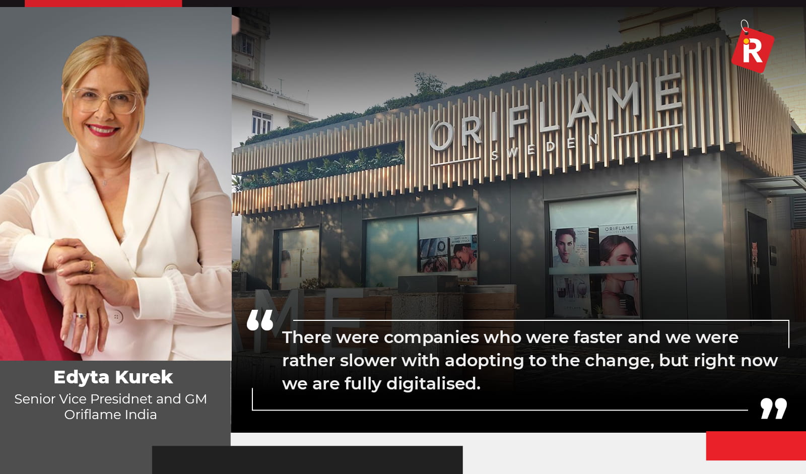 Why Oriflame keeps direct selling at Its core even as beauty market expands over internet? 