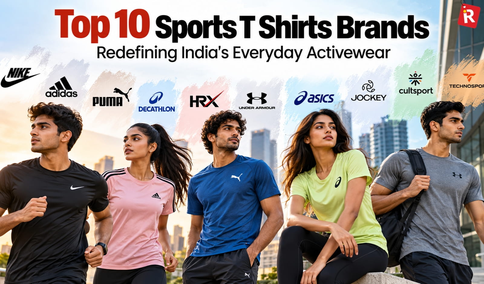 Top 10 Sports T Shirts Brands Redefining India’s Everyday Activewear