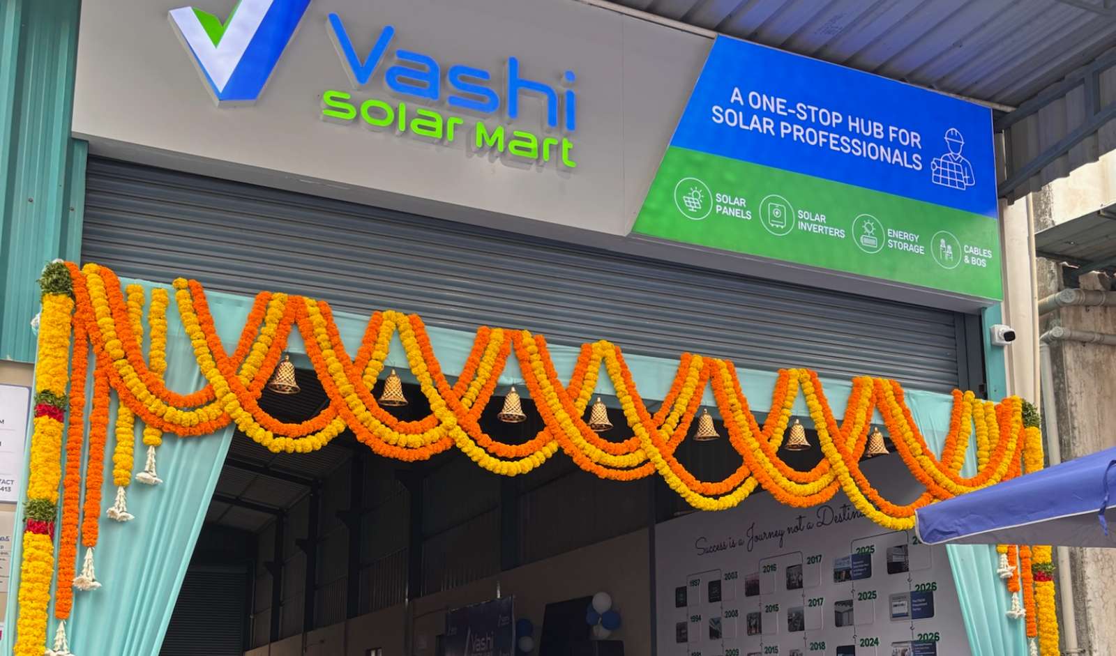 Vashi Mart to Add 22 Solar Equipment Outlets by FY27