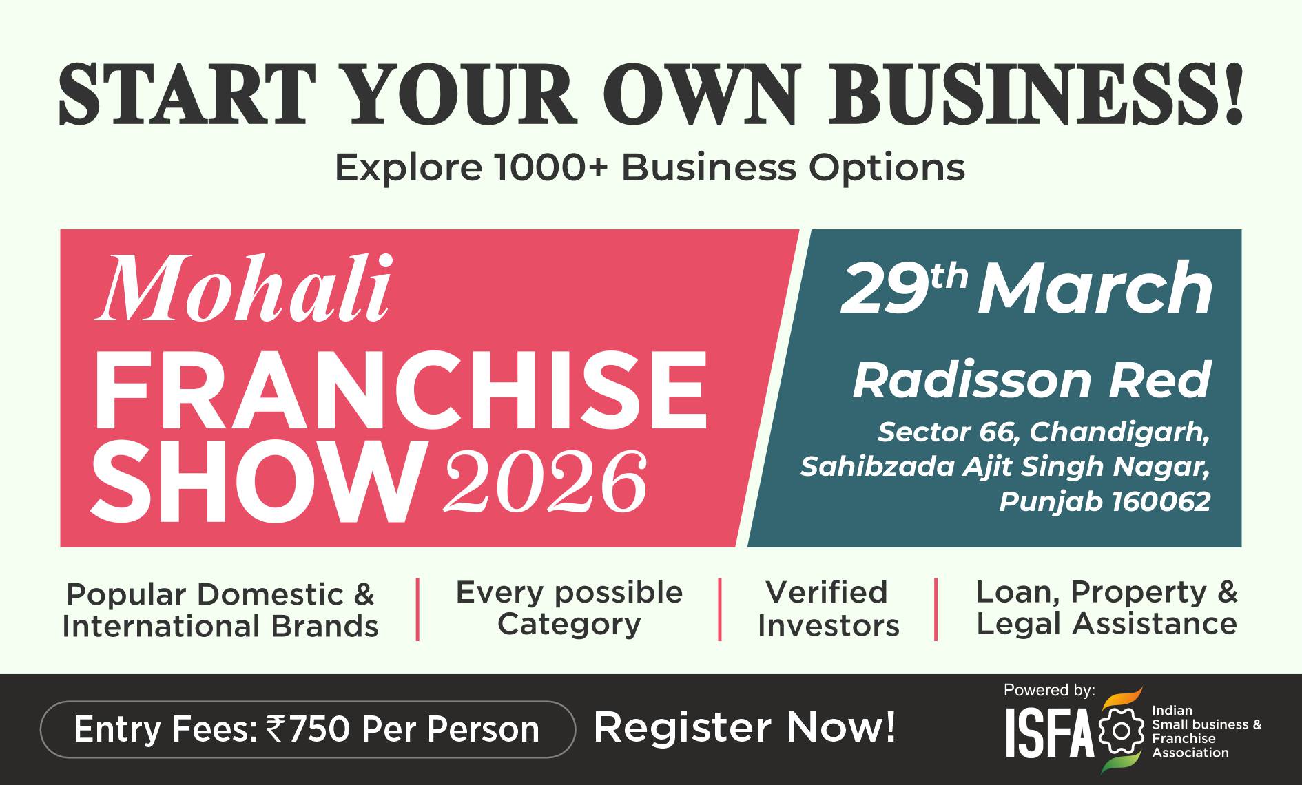 Mohali Franchise Show 2026