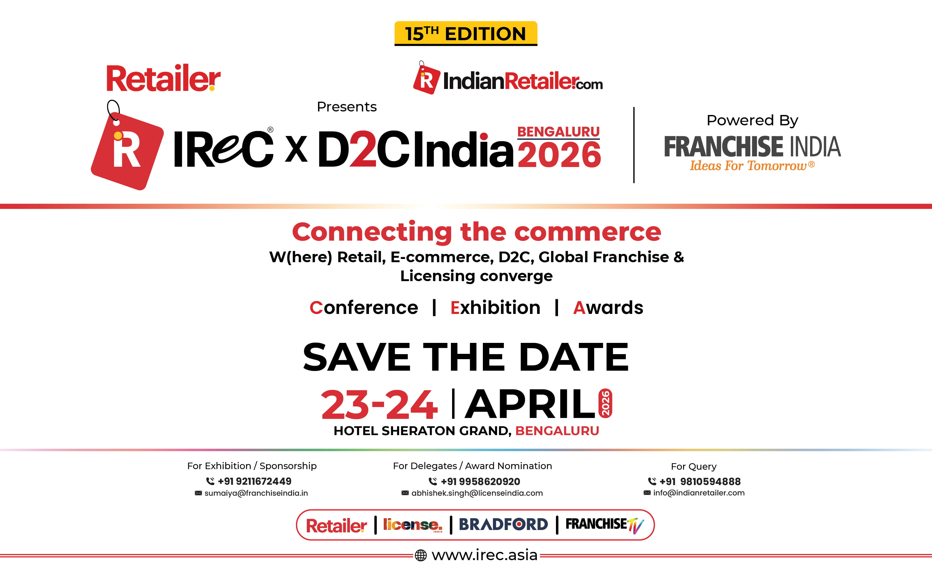IReC x D2CIndia BENGALURU 2026