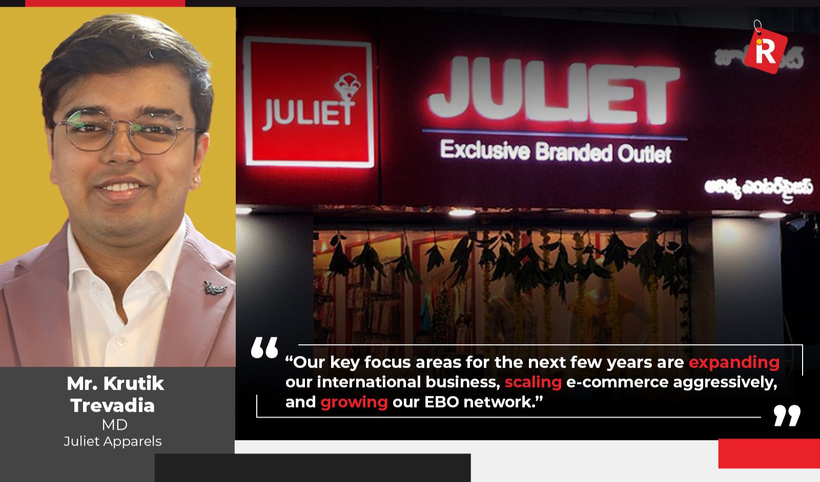 Juliet Apparels Plans 100 EBOs by 2027, Targets 10–15 Pc YoY Growth In 2 Years
