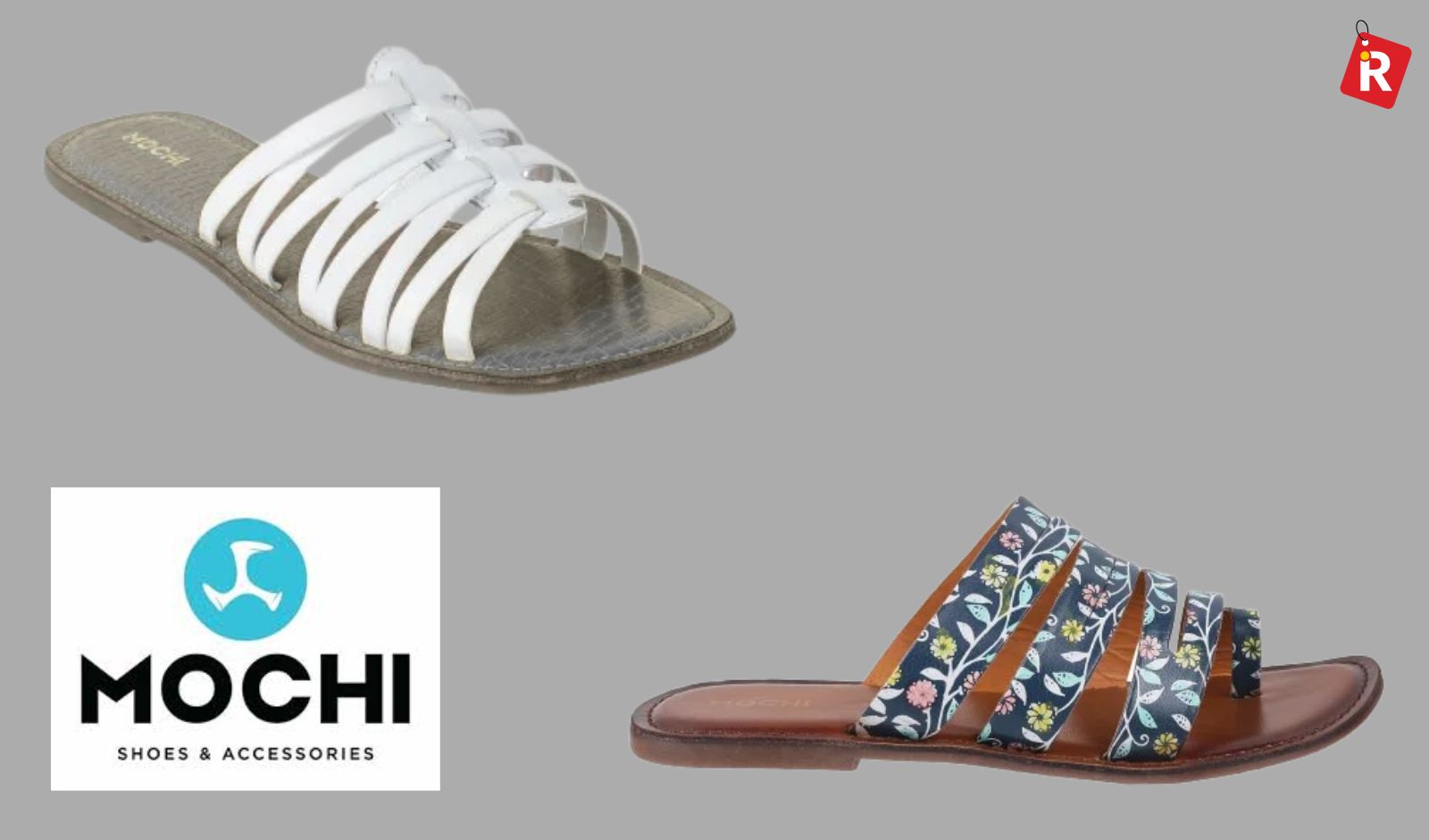 Coral Criss-Cross Flats by Mochi: Summer Bright