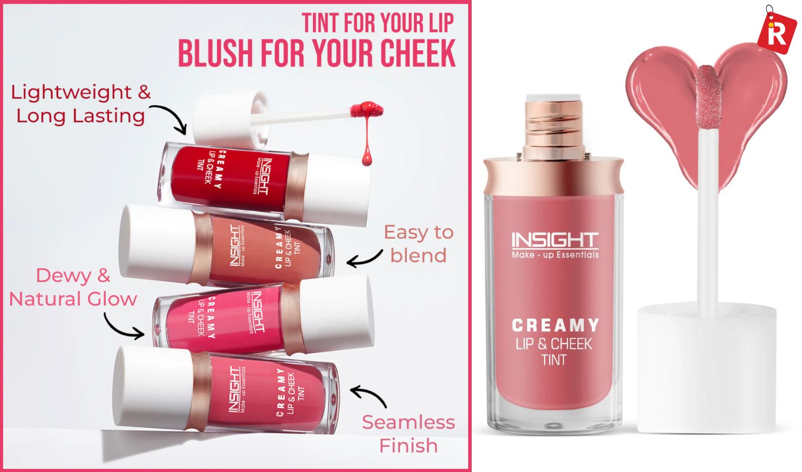 Creamy Lip and Cheek Tint: Insight Cosmetics