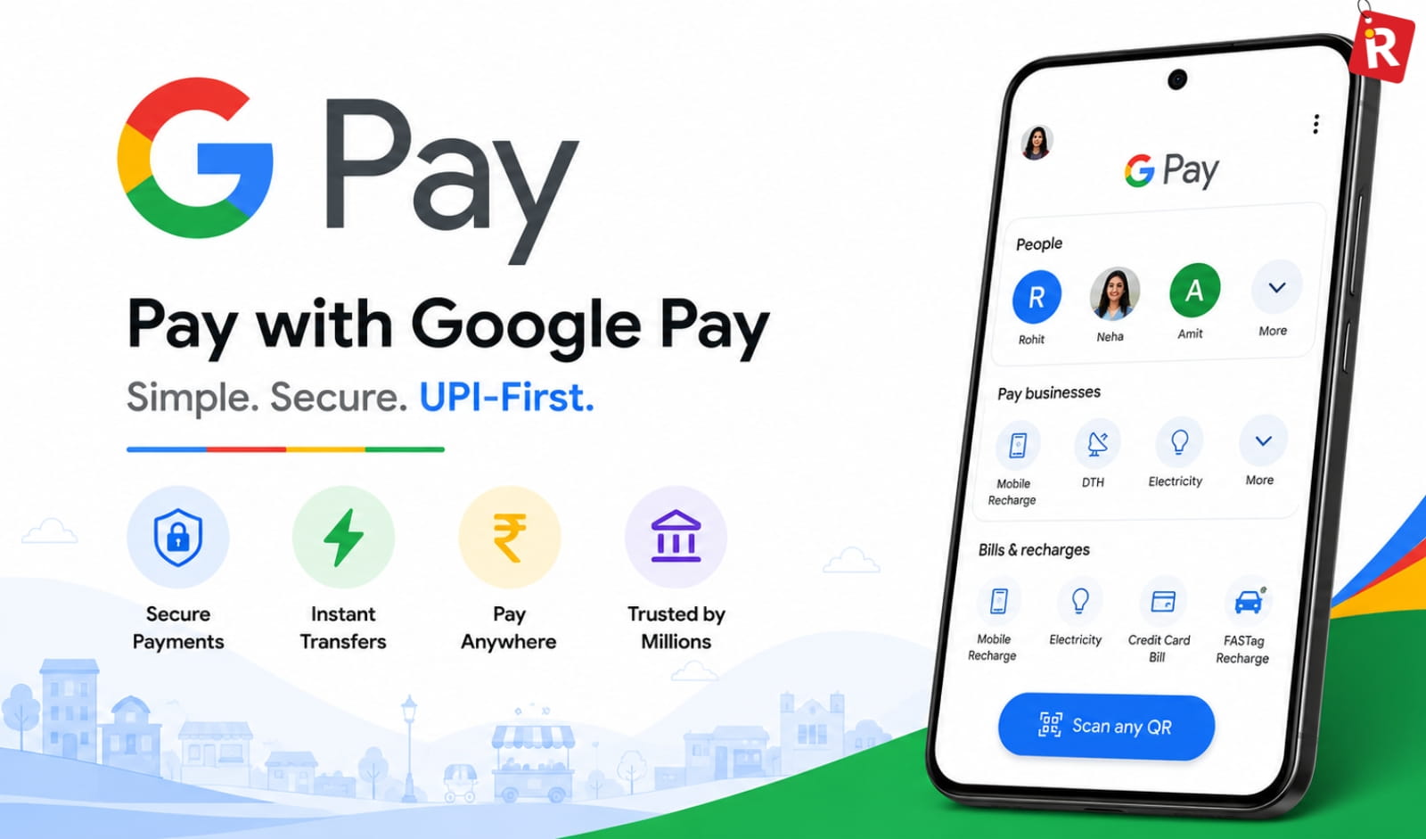 Google Pay India’s most-used UPI apps