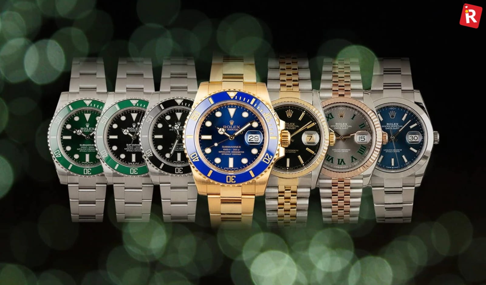 Rolex leading luxury watch brands