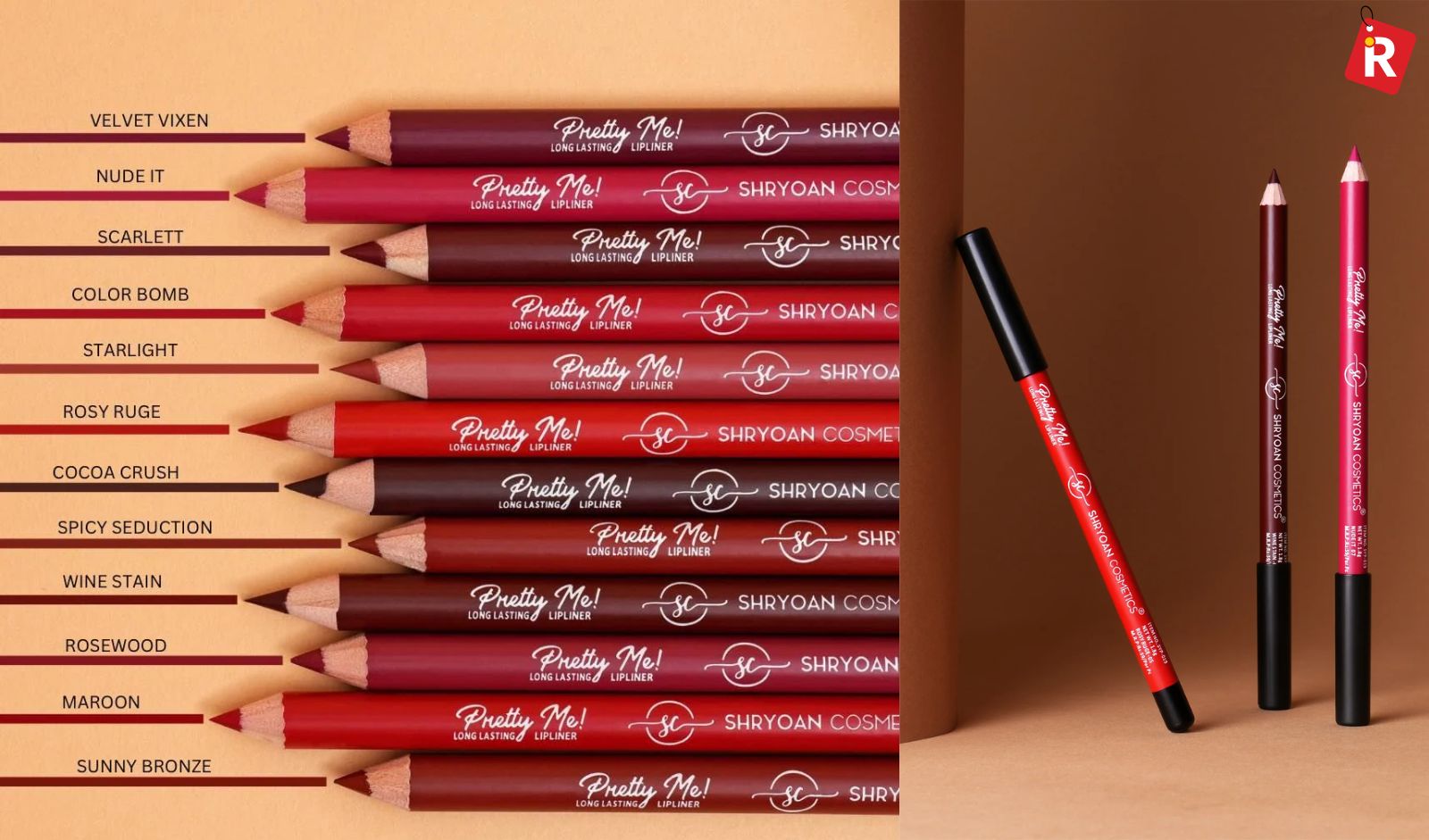 Shryoan The Pretty Me Bold Lipliner Pack Of 12