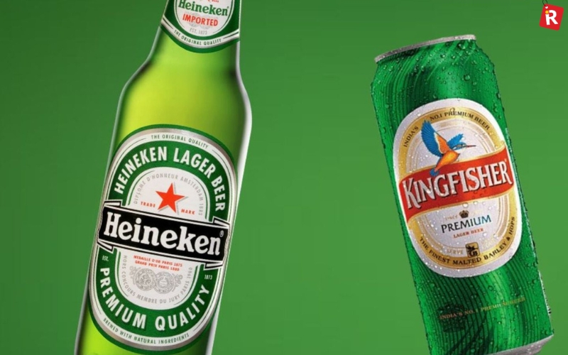 Kingfisher Heineken beer brand