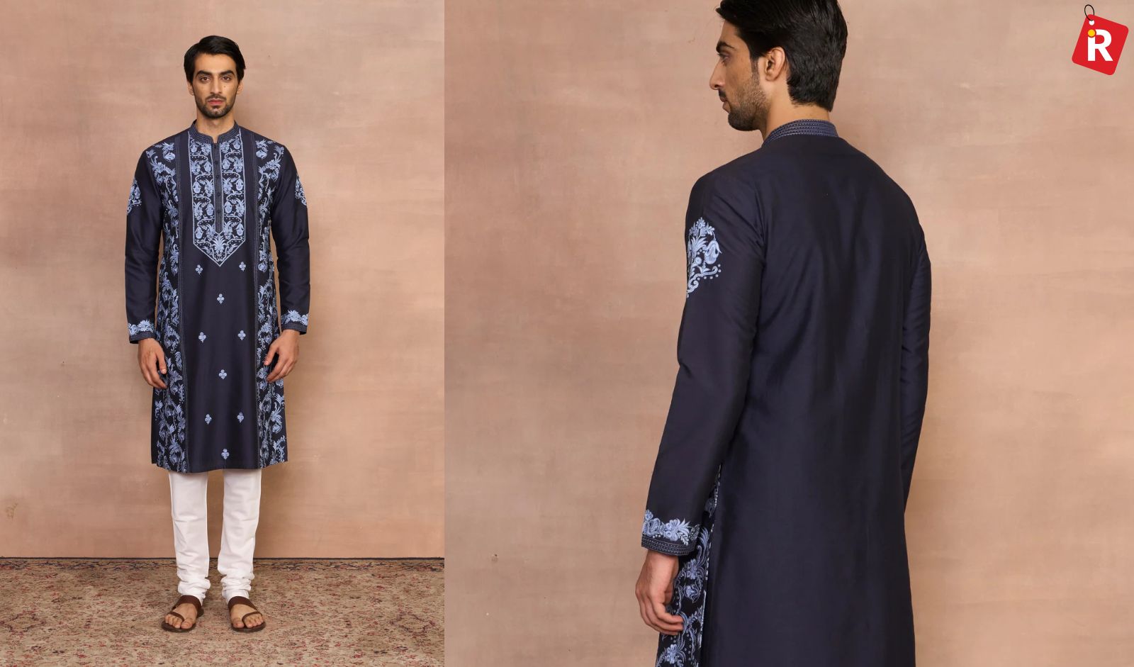 Gargee Designer's Khwaab Navy Kurta Set