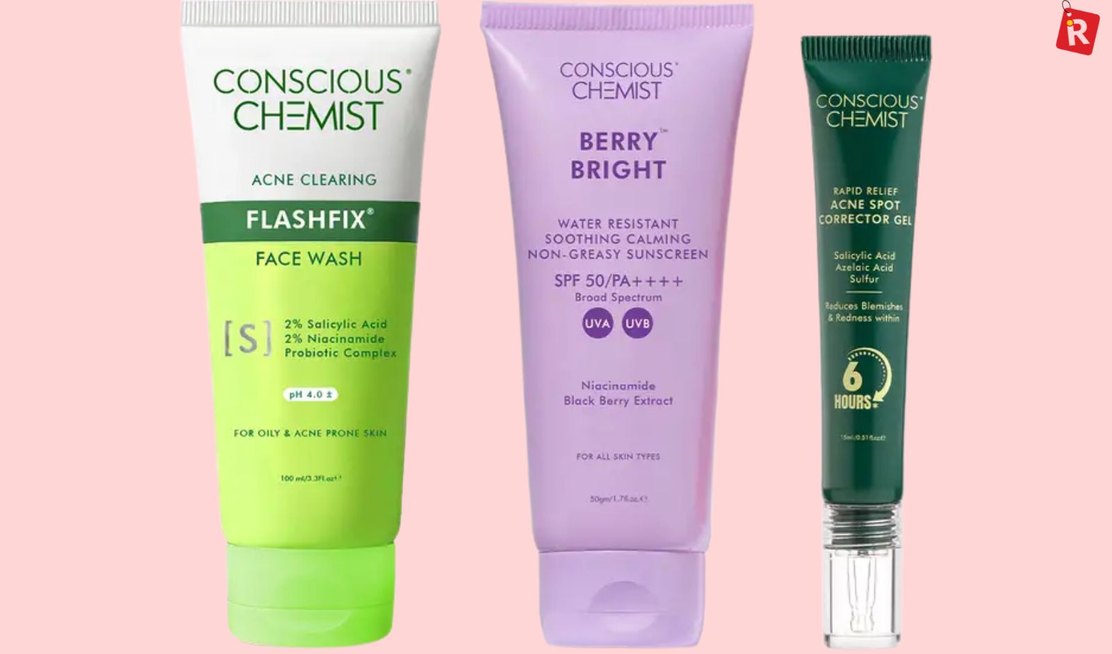 Conscious Chemist active skincare and haircare brand in India